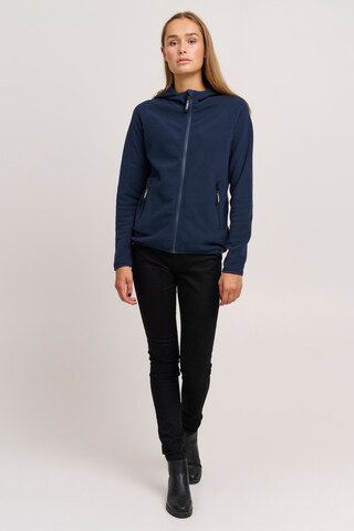 Oxmo Fleece jacket 'FINJA' in Blue