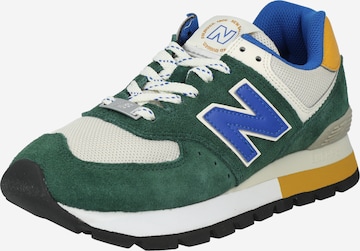 Sneaker bassa '574' di new balance in blu: frontale