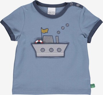 Fred's World by GREEN COTTON Тениска 'Hello Boat' в синьо: отпред