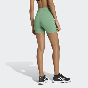ADIDAS PERFORMANCE Skinny Workout Pants 'All me' in Green