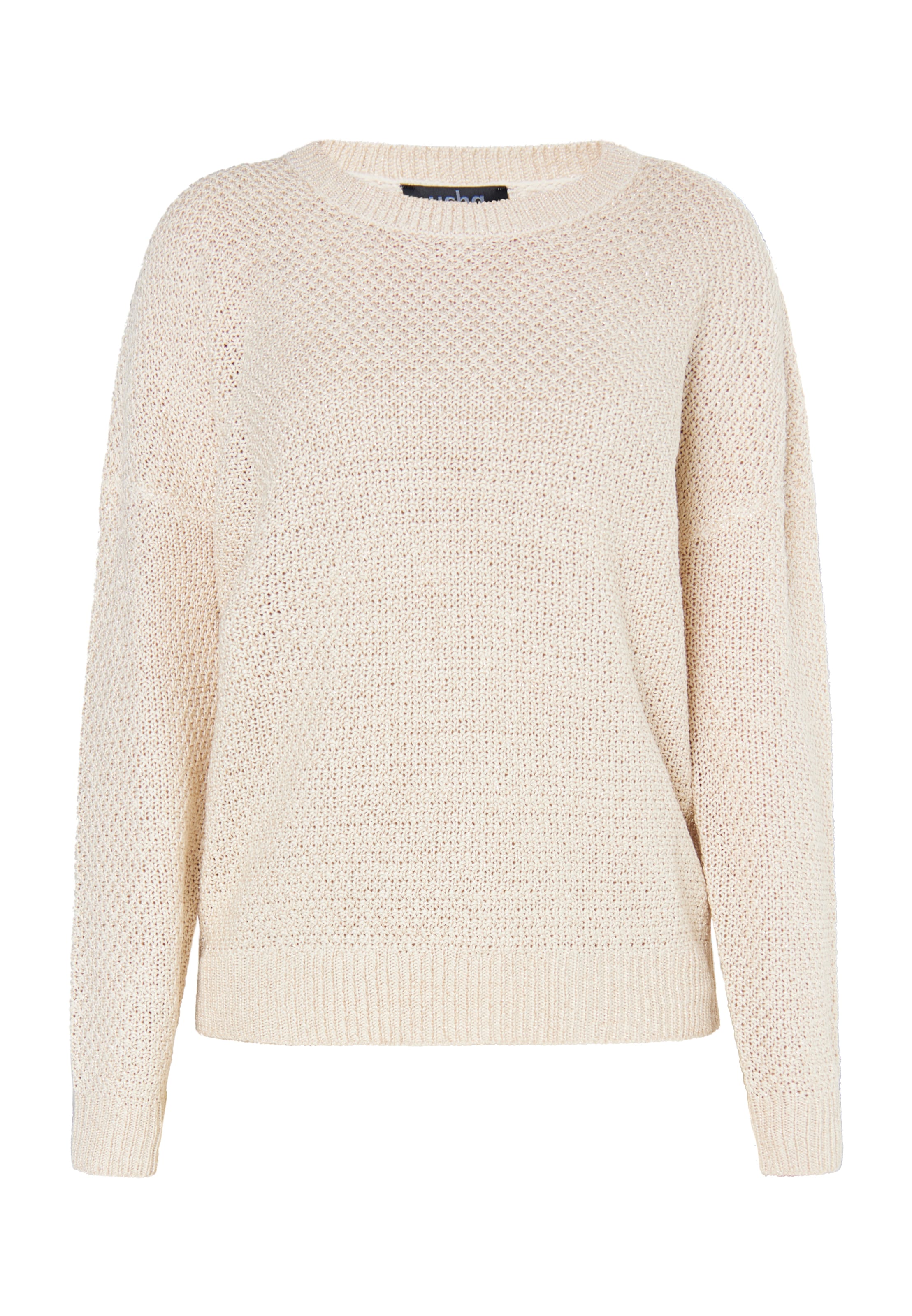 usha BLACK LABEL Πουλόβερ σε μπεζ: μπροστά