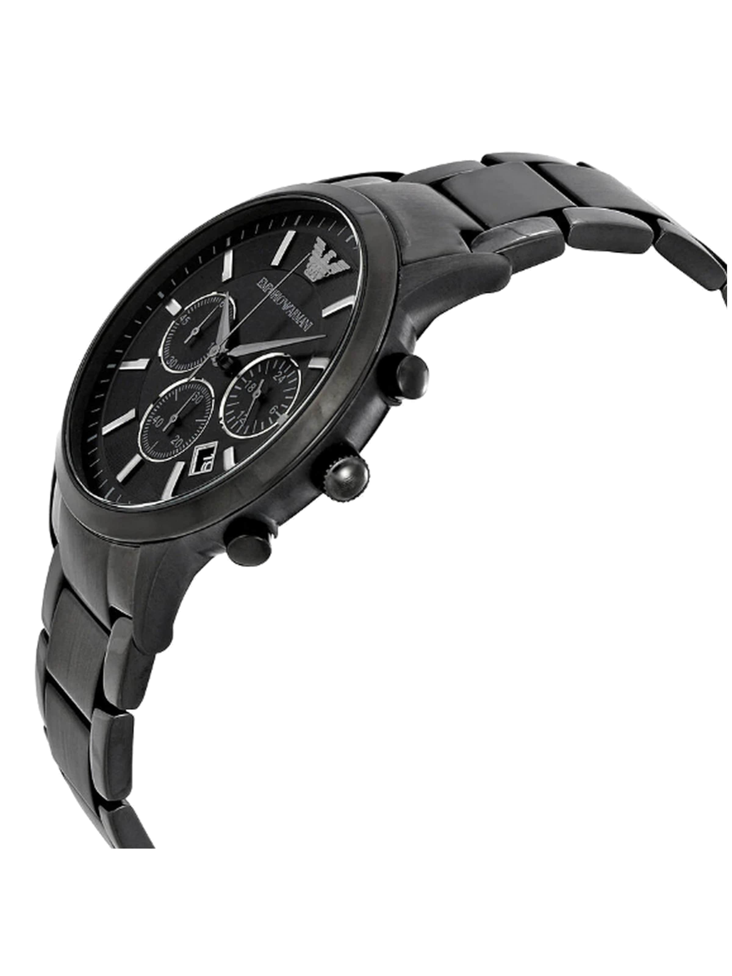 Montre à affichage analogique Emporio Armani en noir