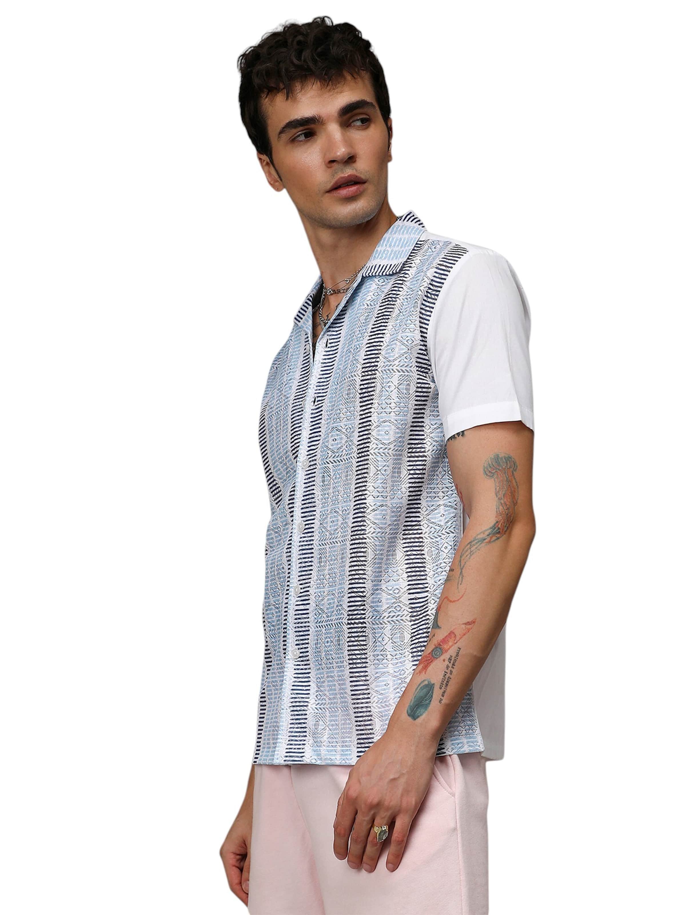 Campus Sutra Regular fit Button Up Shirt 'Sydnie' in Mixed colours