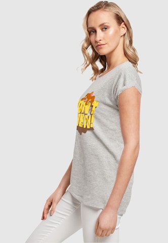 ABSOLUTE CULT T-Shirt 'Tom And Jerry - Don't Even' in Grau