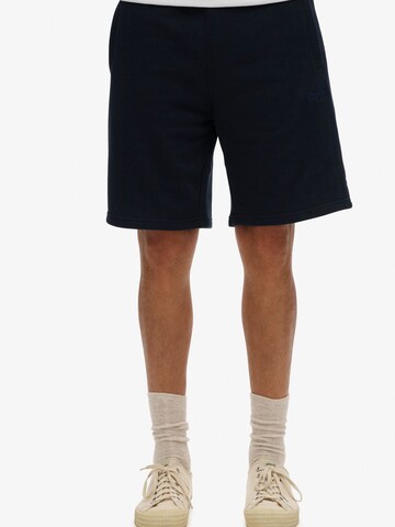 Superdry & Co Обычный Штаны 'Essential' в Синий: спереди