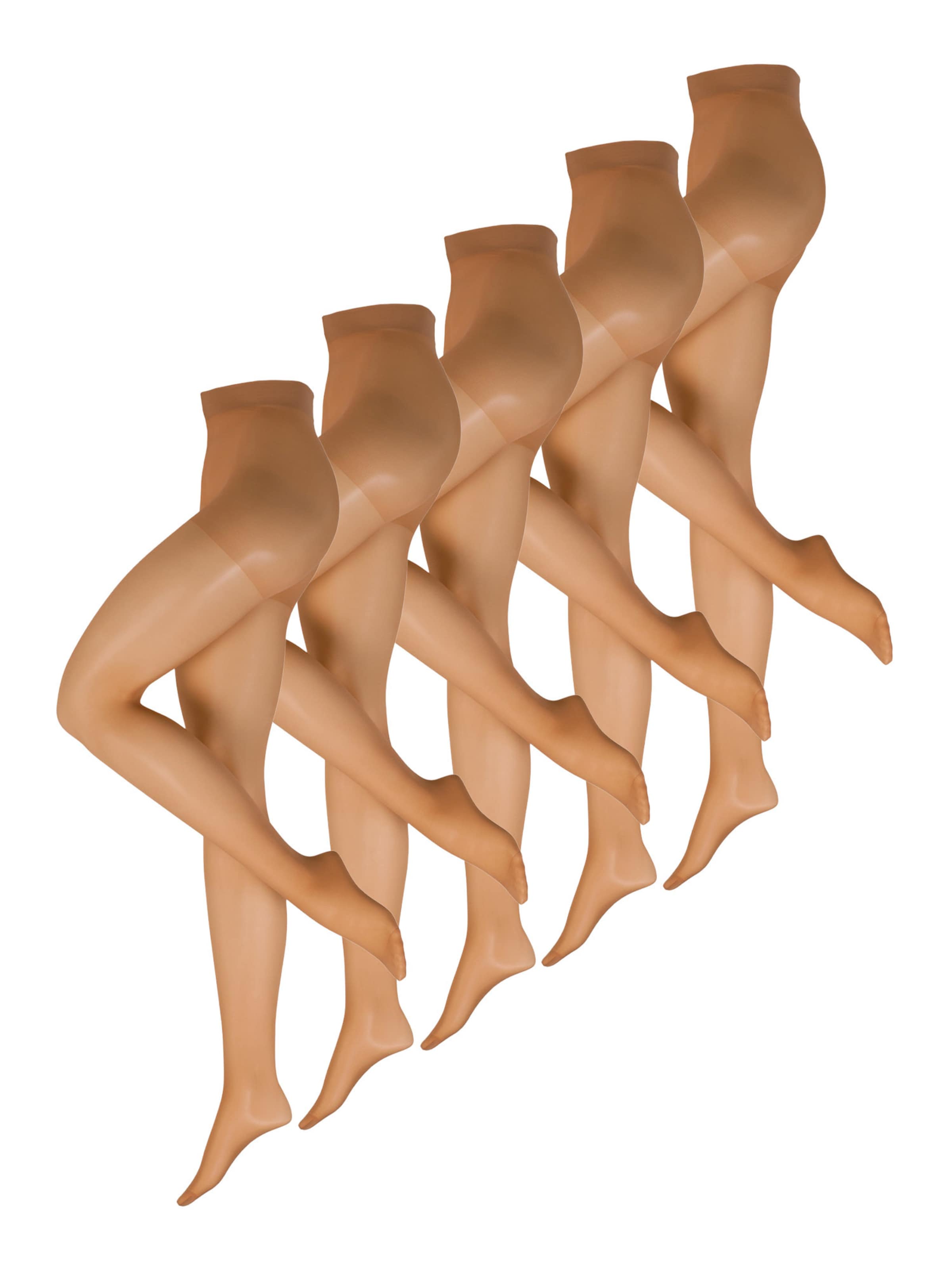 Nur Die Fijne panty ' Fit in Form Große Größen 40 DEN ' in Bruin: voorkant