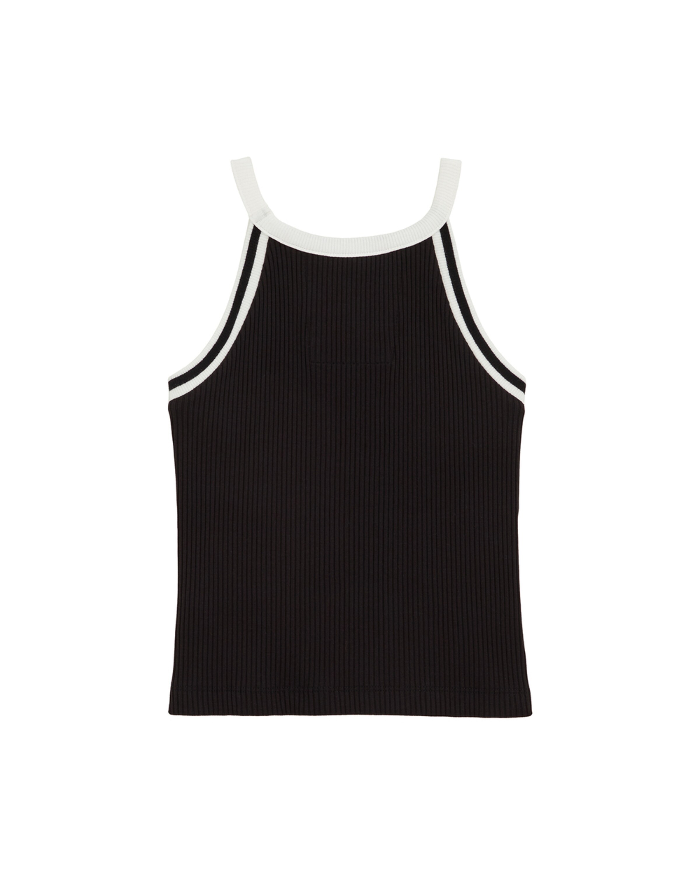 WE Fashion Τοπ σε μαύρο: μπροστά