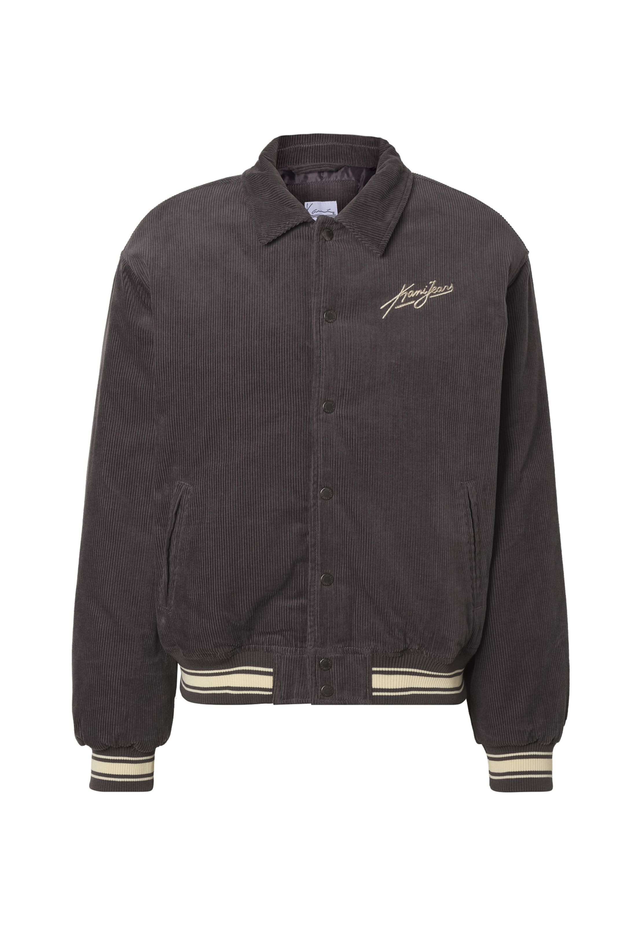 Karl Kani Between-Season Jacket in L in Ecru / Brown, Item view