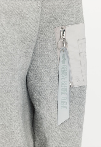 ALPHA INDUSTRIES Свитер в Серебристый