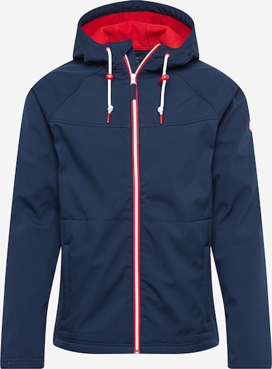 Derbe Jacke 'Isleby' in navy / rot, Produktansicht