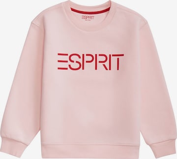 Sweat ESPRIT en rose : devant