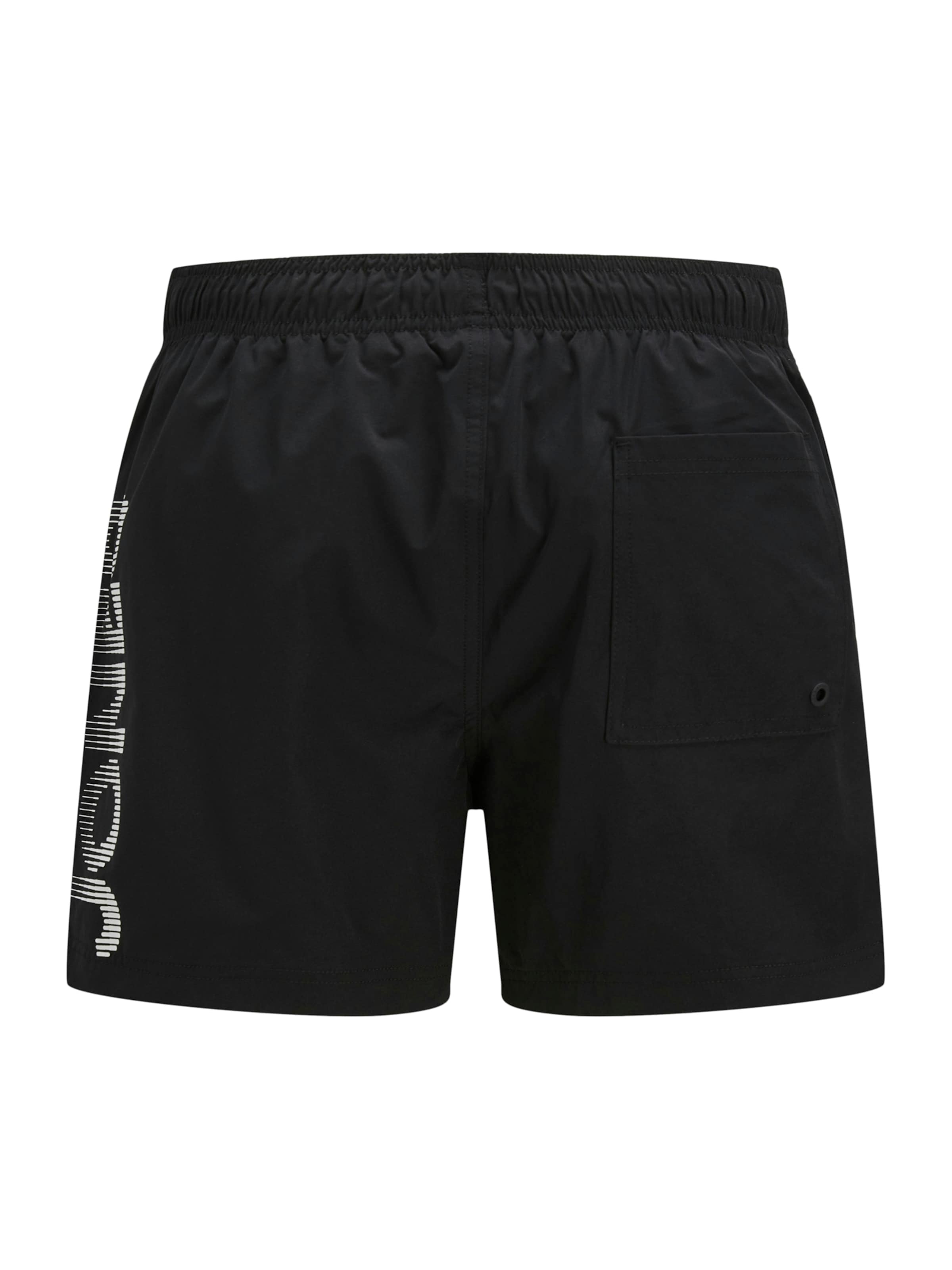 Jack & Jones Plus Board Shorts 'JPSTMaui' in Black