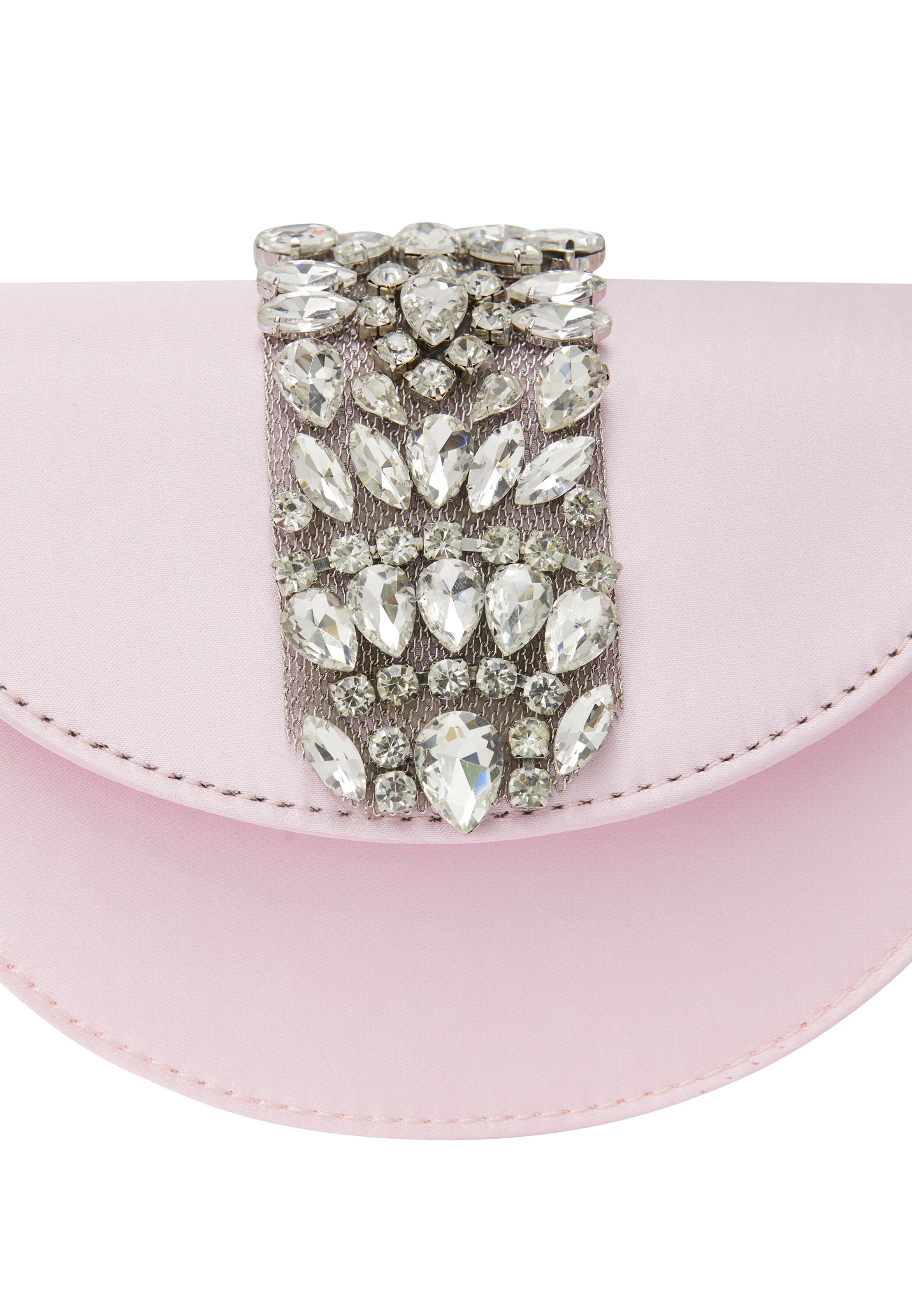 rozā faina "Clutch" stila somiņa