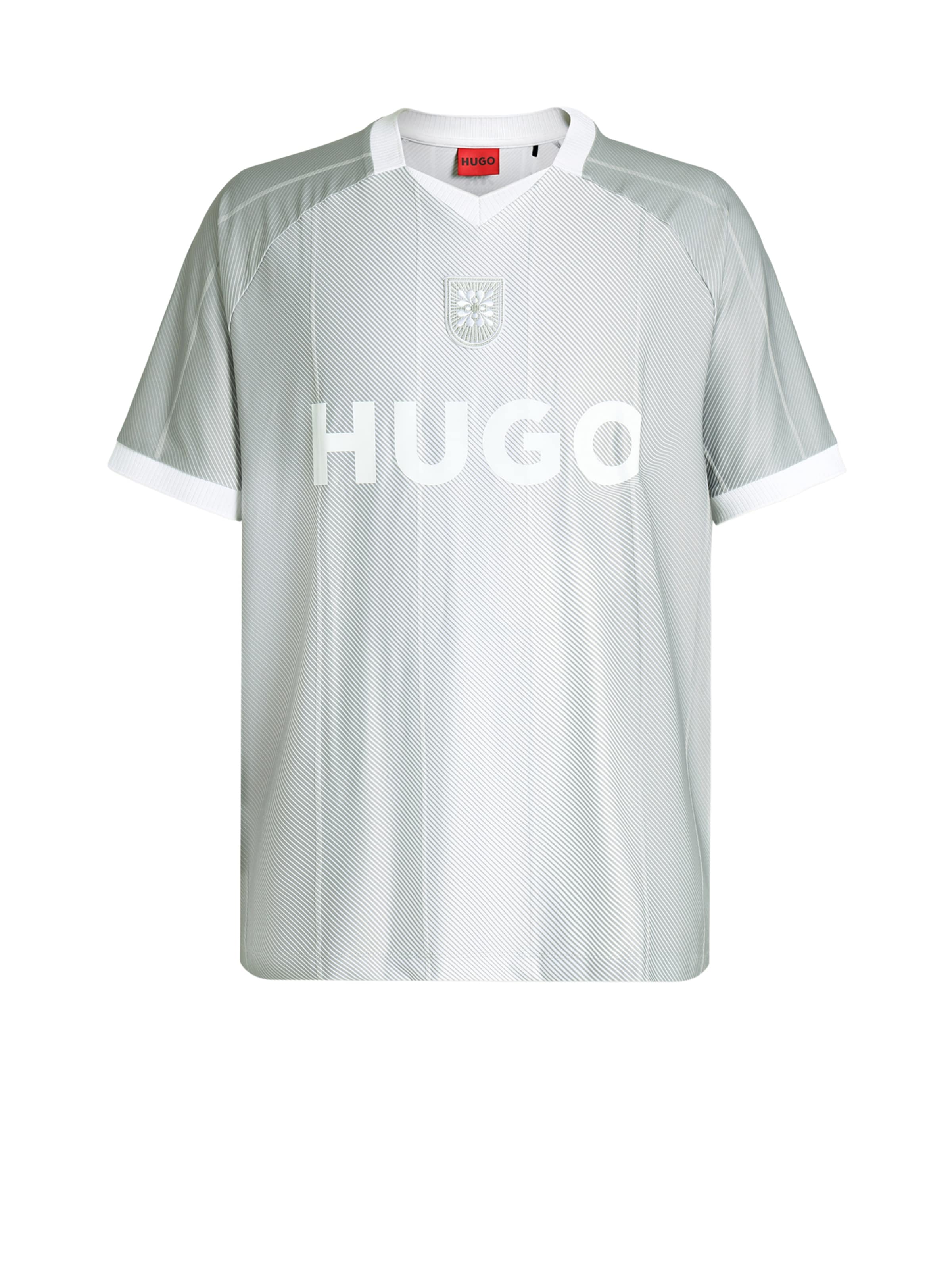 HUGO - Camisa 'Dwild' em verde: frente