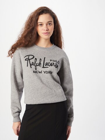 Felpa di Polo Ralph Lauren in grigio: frontale