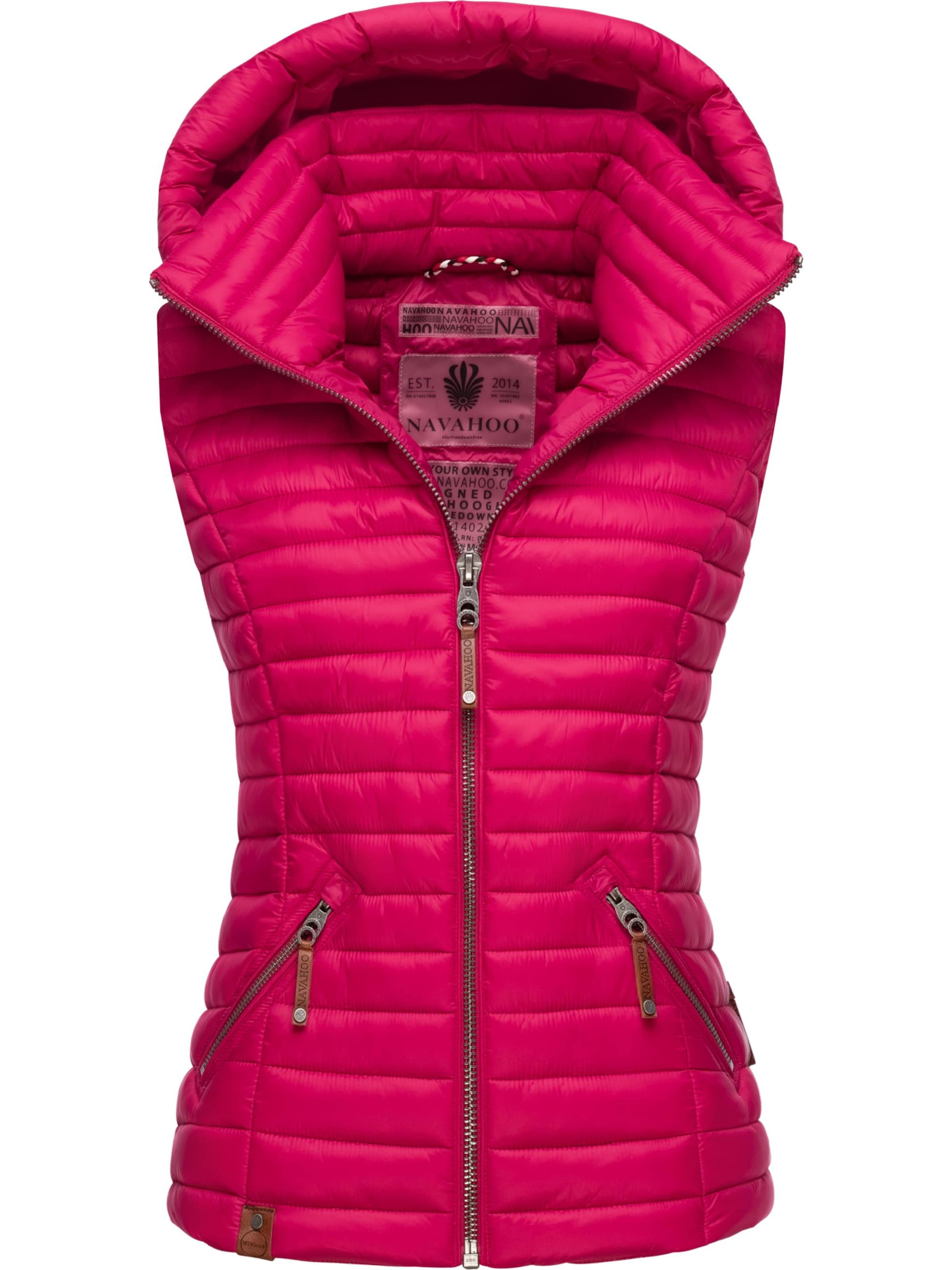 NAVAHOO Vest 'Shadaa' in Pink: front