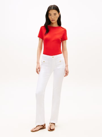 TOMMY HILFIGER Тениска в оранжево