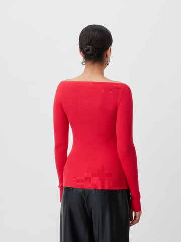 LeGer by Lena Gercke - Pullover 'Lucia' em vermelho