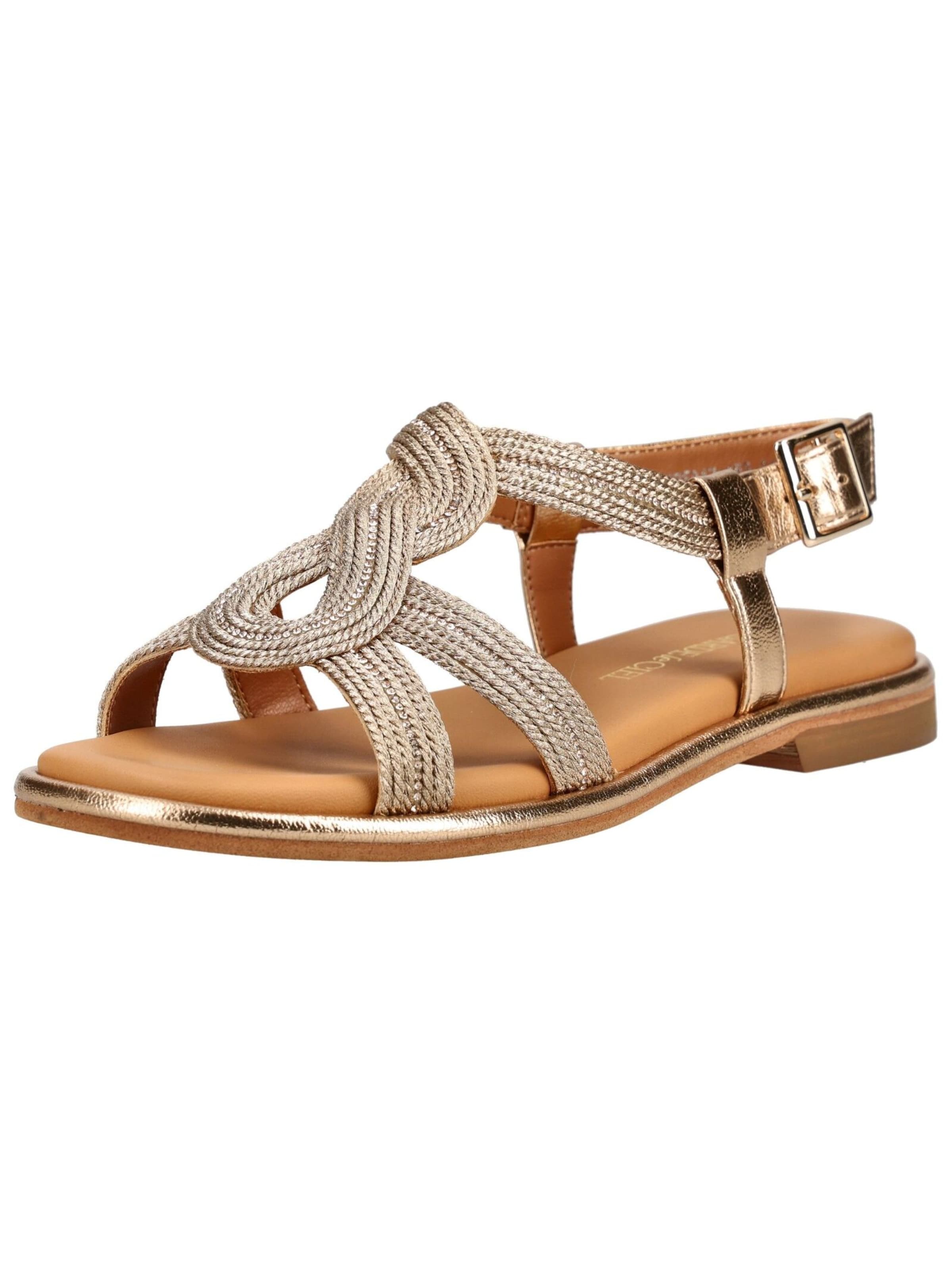 Regarde le Ciel Sandale in Gold: Vorderseite