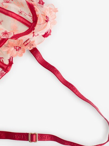 Lipsy Балконет Бюстгальтер в Красный