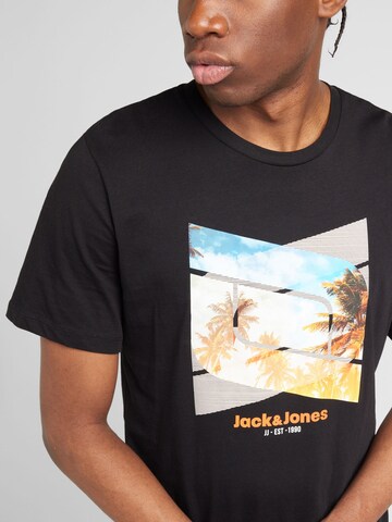 juoda JACK & JONES Marškinėliai 'CELLOX'