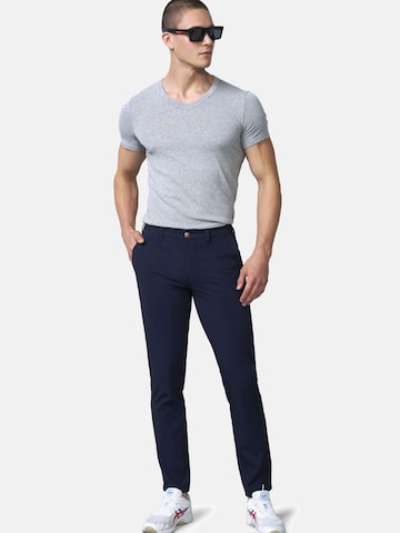 Coupe slim Pantalon chino 'M5 Move 9-6196' MEYER en bleu