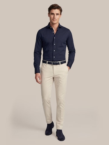 Profuomo Slim fit Button Up Shirt 'Sky Blue' in Blue