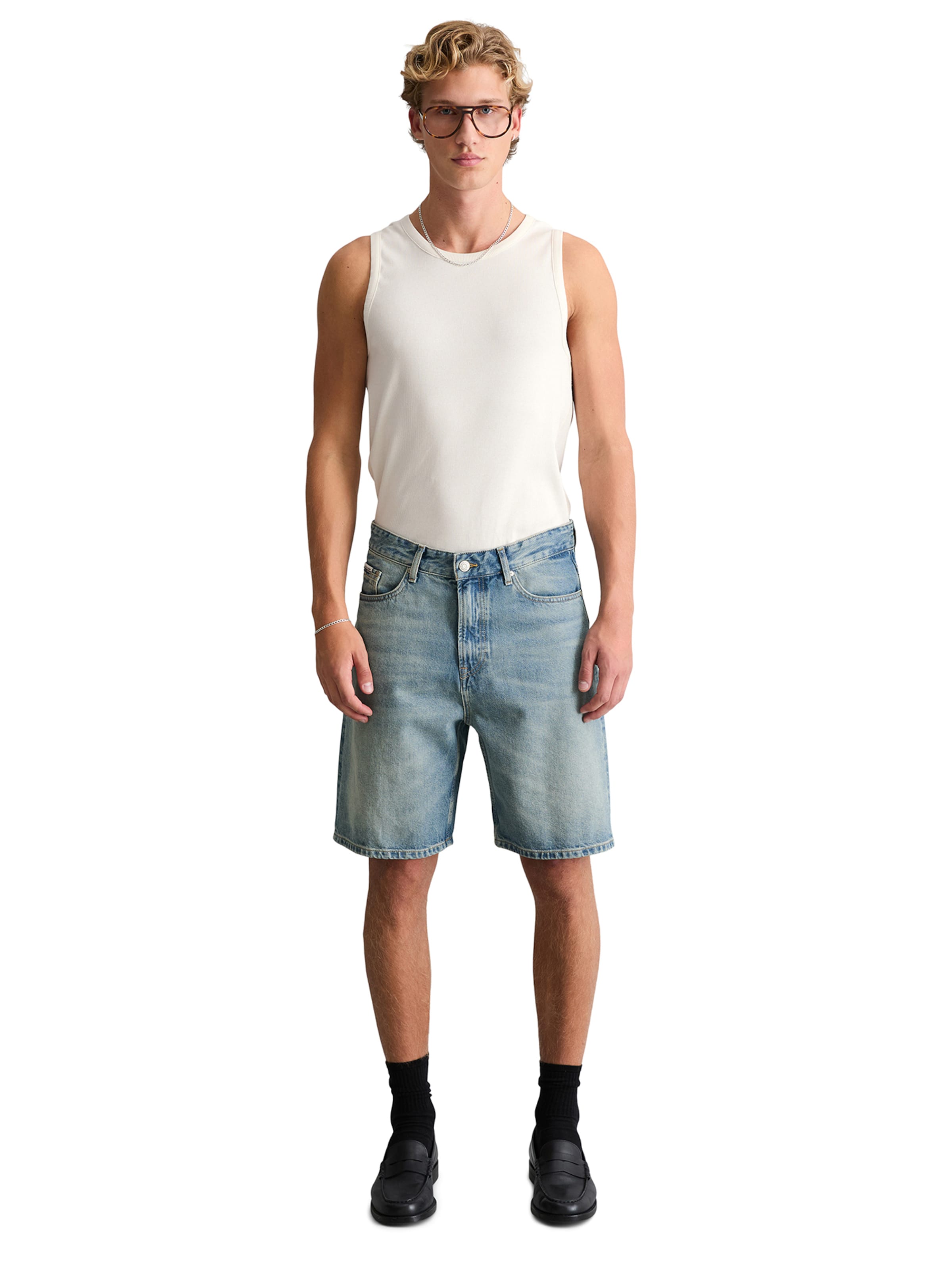 Marc O'Polo DENIM Voľný strih Džínsy 'Kalle' - Modrá