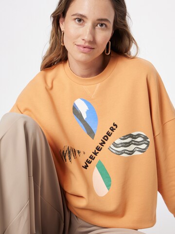 Weekend Max Mara Sweatshirt 'HOT' in Orange