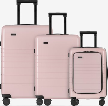 Ensemble de bagages 'E1 C+L' ETERNITIVE en rose : devant