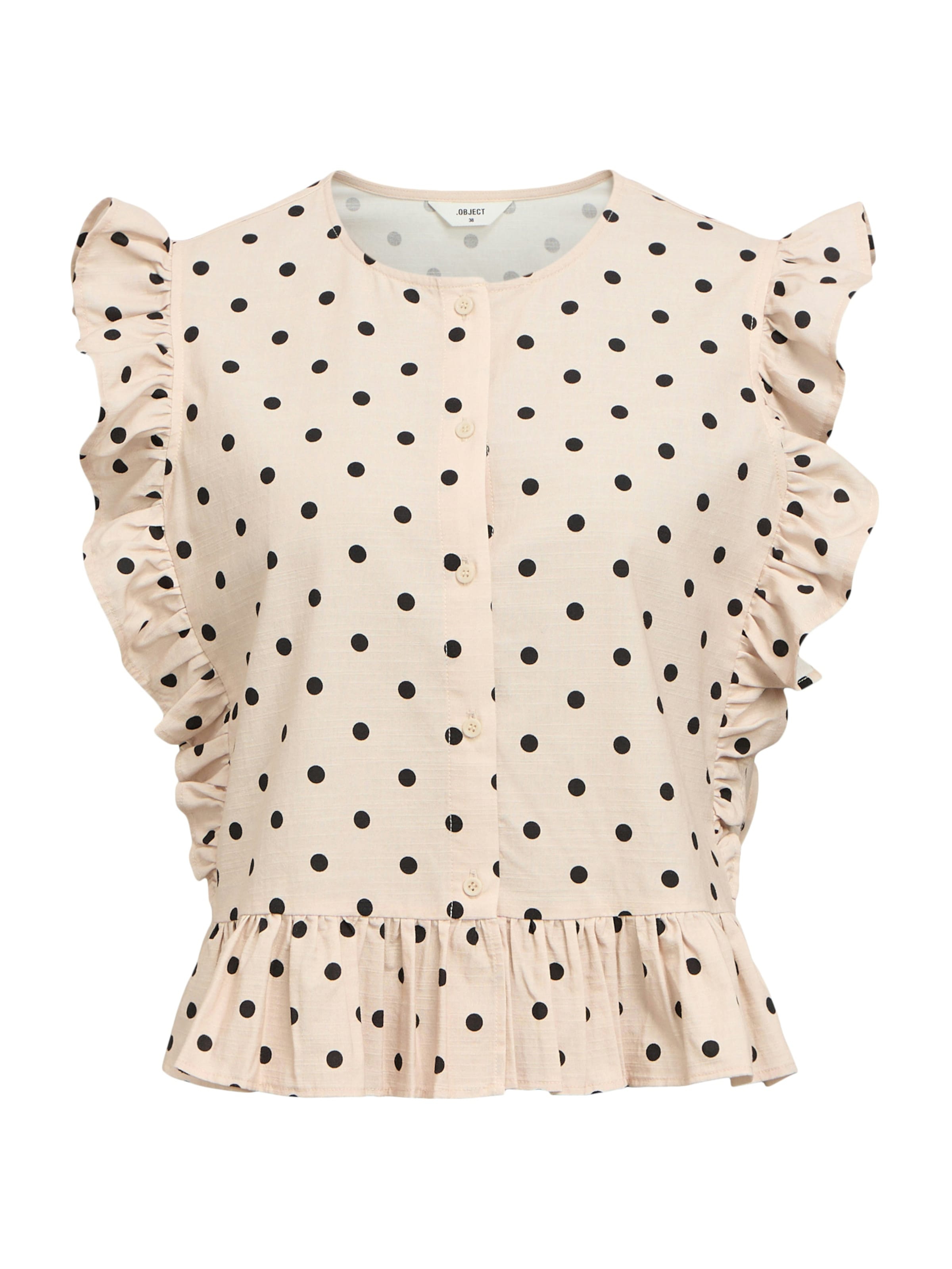 OBJECT Μπλούζα 'OBJHama' σε μπεζ: μπροστά