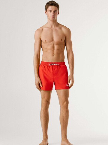 Pepe Jeans Board Shorts in Red