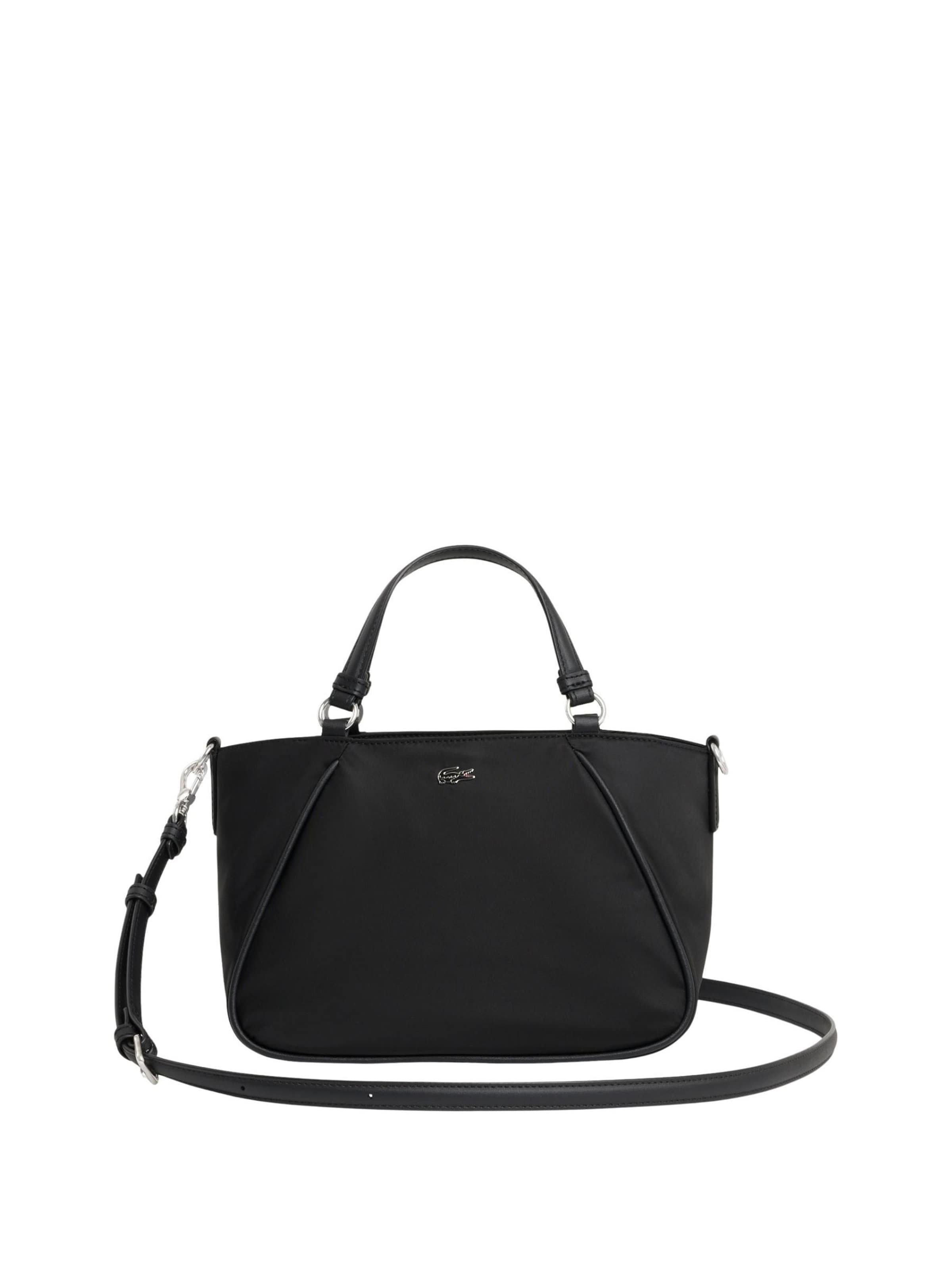 LACOSTE - Bolso de mano 'Lacoste Femme Petit sac à main L Day in Noir' en negro