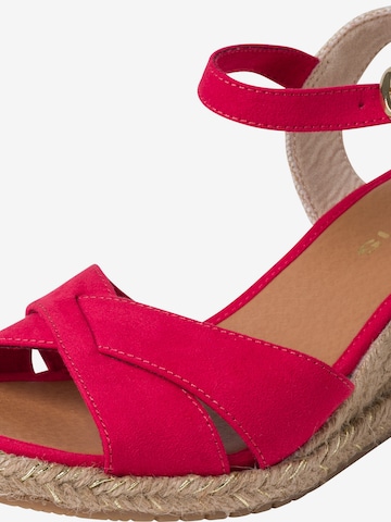 TAMARIS - Sandalias con hebilla en rosa