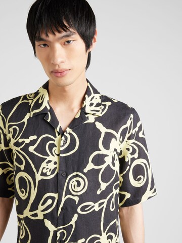 Coupe regular Chemise 'OSCAR' Samsøe Samsøe en bleu