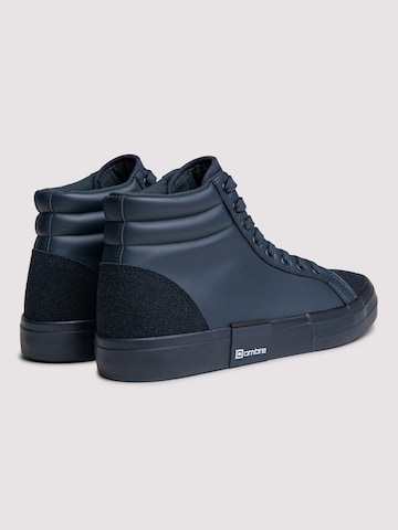 Ombre Sneakers hoog in Blauw