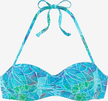 SUNSEEKER Bandeau Bikinitoppi värissä sininen: etupuoli