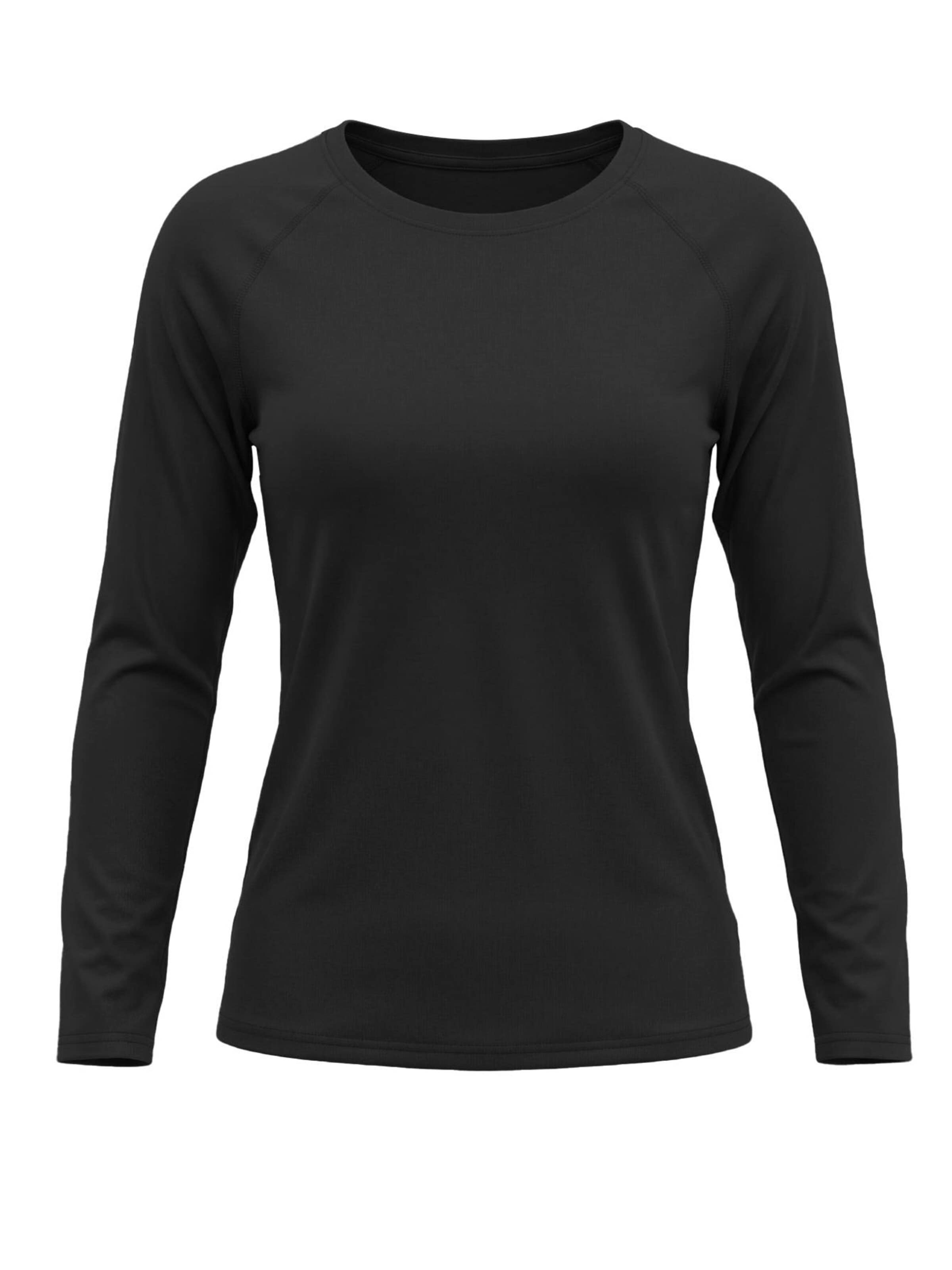 Haut de sport 'UV Protection Shirt' MEETWEE en noir
