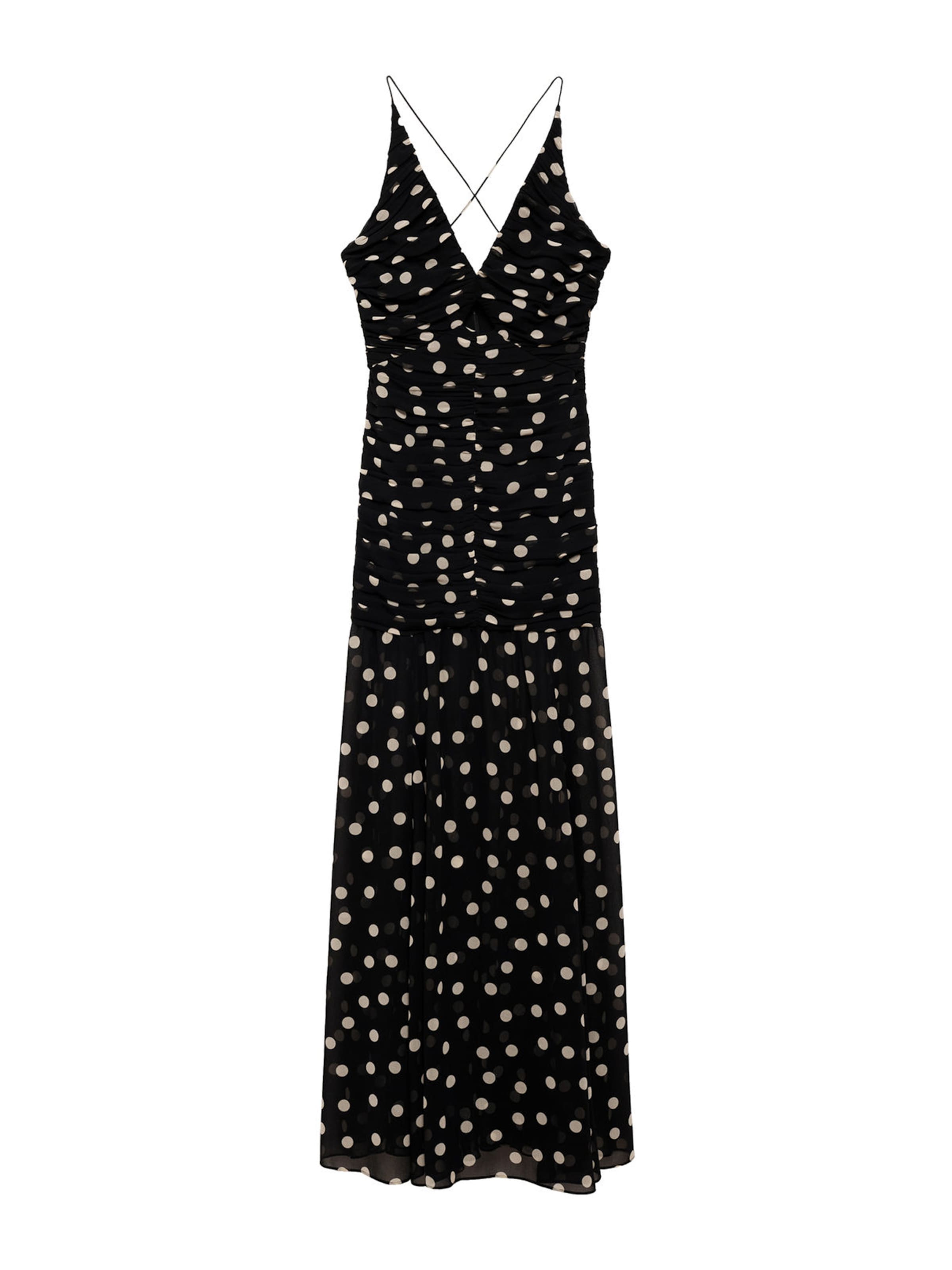 MANGO Kleid 'Noel' in Schwarz: Vorderseite