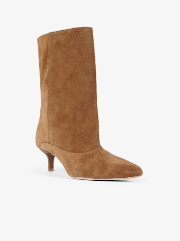 GISEL MOIRE Booties in Brown