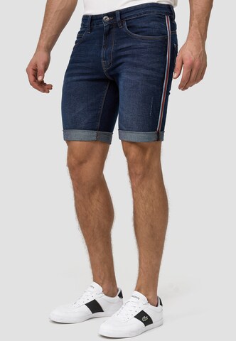 INDICODE JEANS Slimfit Jeans 'Fife' in Blauw