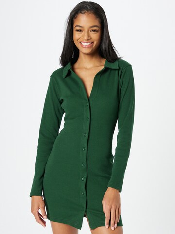 Nasty Gal Knit dress in Green: front