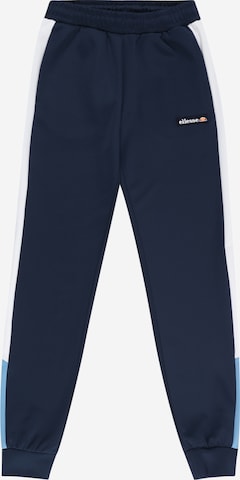 ELLESSE Tapered Trousers in Blue: front