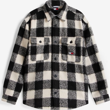 juoda Tommy Jeans Patogus modelis Marškiniai: priekis