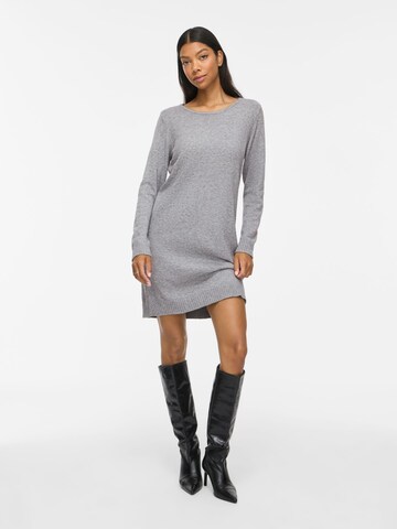 VILA Knitted dress 'RIL' in Grey: front