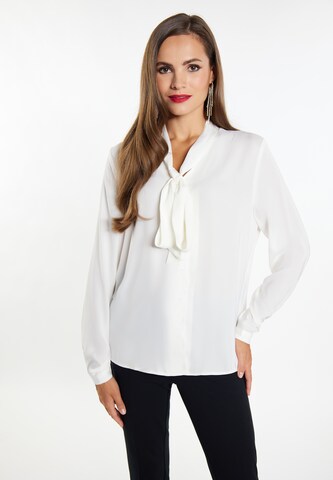 faina Blouse in Wit: voorkant