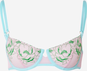 Dora Larsen Triangle Bra in Pink: front