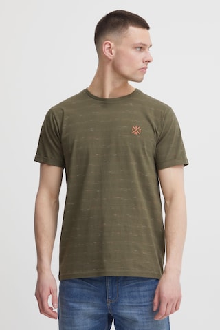 INDICODE JEANS Shirt 'Gabrix' in Groen: voorkant