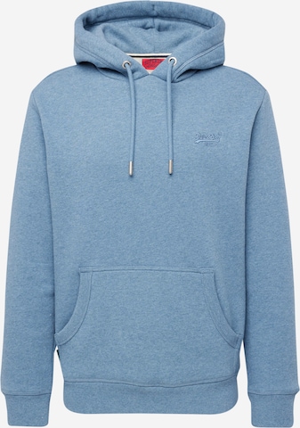 Superdry Sweatshirt 'Essential' i blå: framsida
