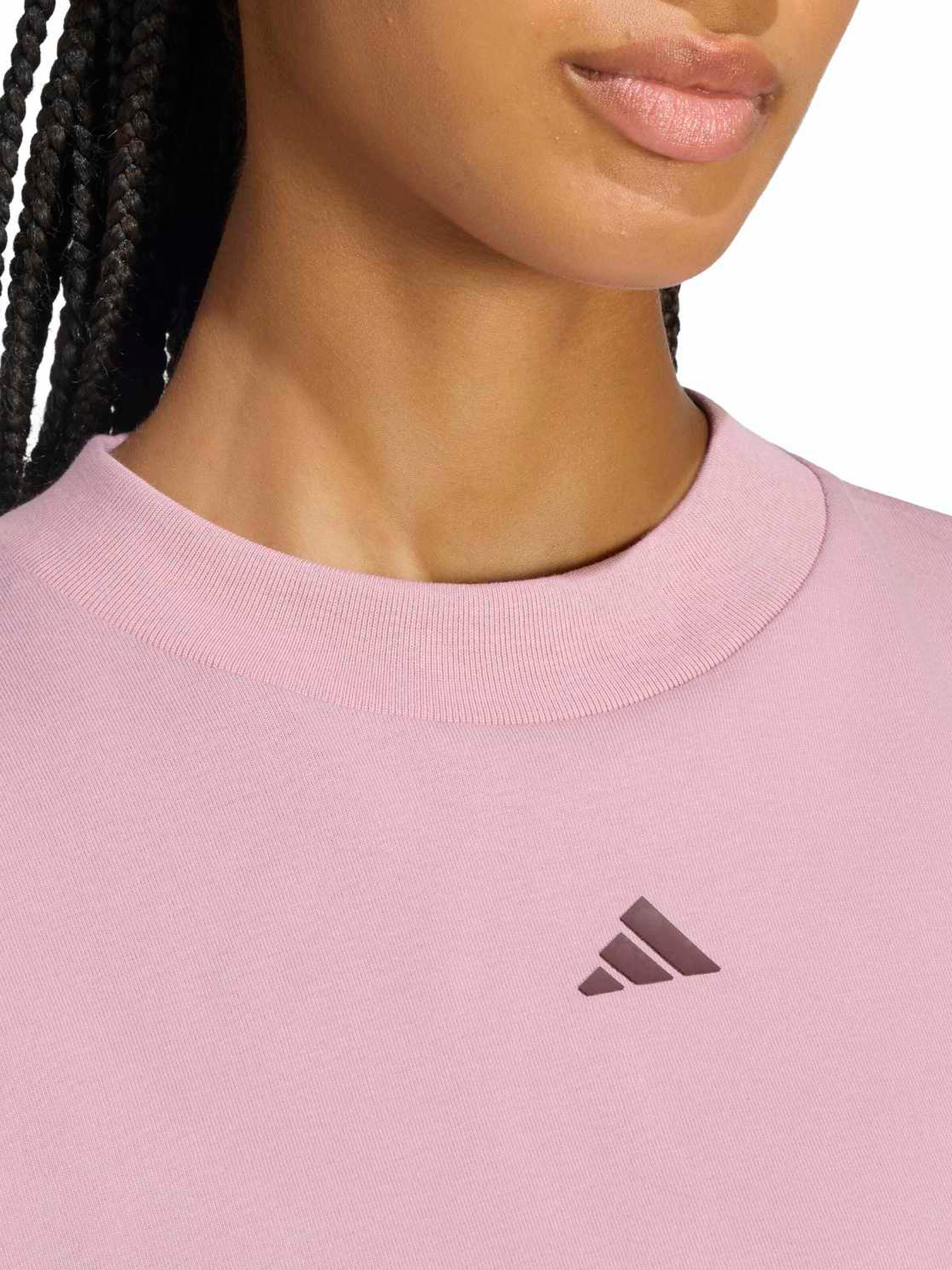 ADIDAS SPORTSWEAR - Camisa funcionais 'Studio' em roxo